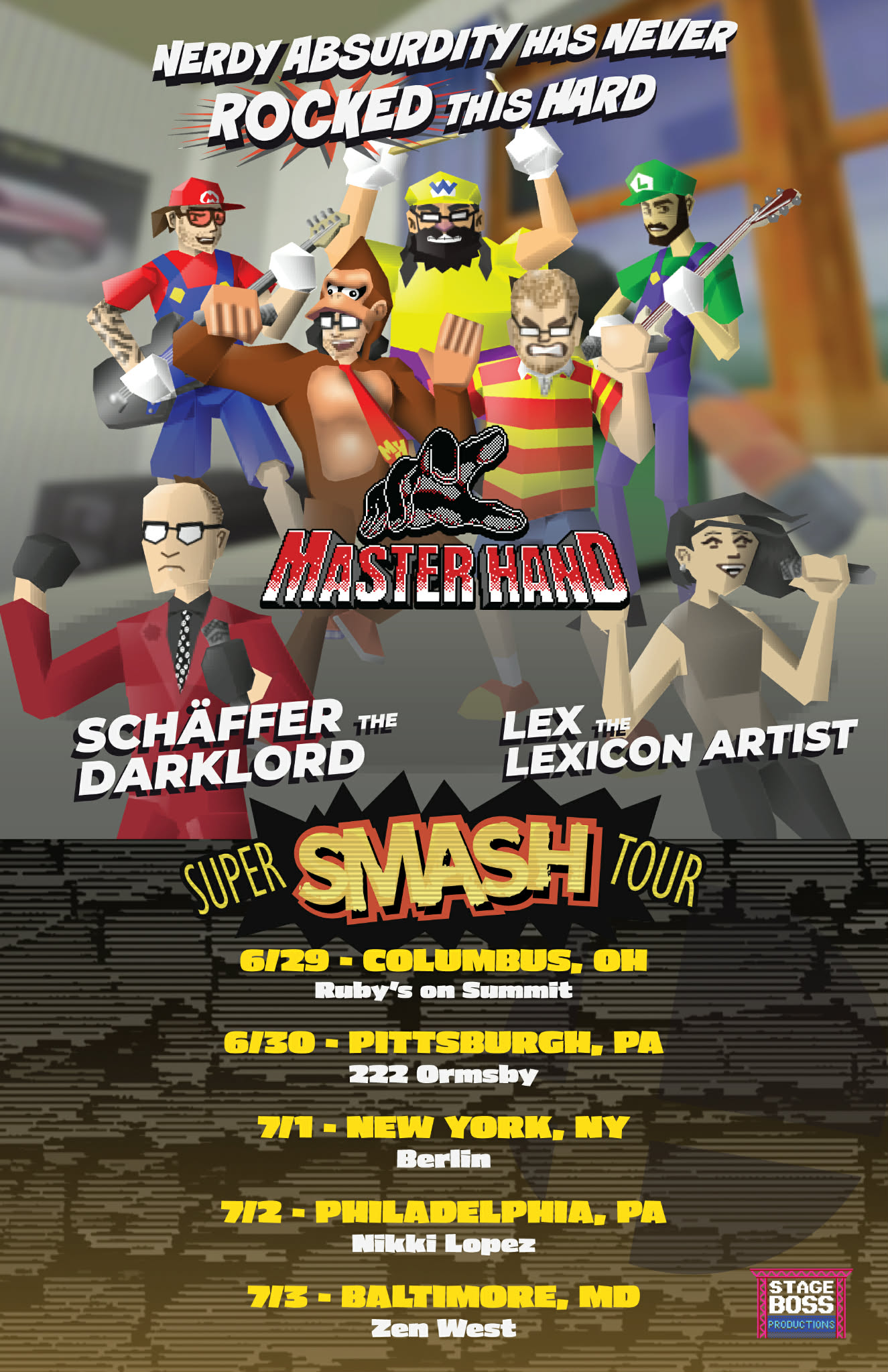 Super Smash Tour: Master Hand/STD/LEX the Lexicon Artist